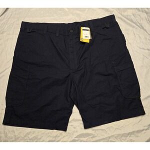 Carhartt Mens Force Broxton Cargo Shorts Navy Size 48 Ripstop Loose Fit Workwear